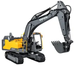 1/16 Volvo RC Metal Dişli ve Metal Kepçeli Ekskavatör