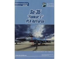 Kitty Hawk 80128 1/48 Su-35, Resin Pilot Figürlü, Savaş Uçağı ve 2 Resin Figür Demonte Plastik Maketi