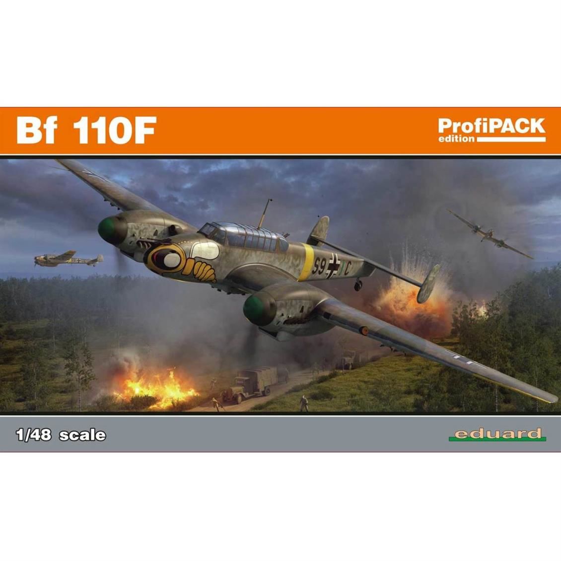 EDUARD 8207 1/48 Bf 110F Uçak Maketi