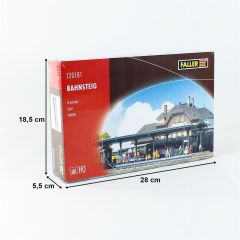 Faller 120181 1/87 Peron Demonte Plastik Maketi