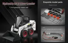 1/14 Bobcat Skid Steer Yükleyici - Hidrolikli Sistem