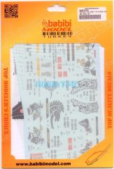 Babibi DDT01019 1/48 Turaf F-16, Filolar Karışık, Dekal Çıkartma