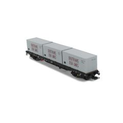 Flatcar w/3 Containers DSR DR IV - Classic Line