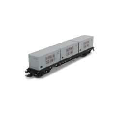 Flatcar w/3 Containers DSR DR IV - Classic Line