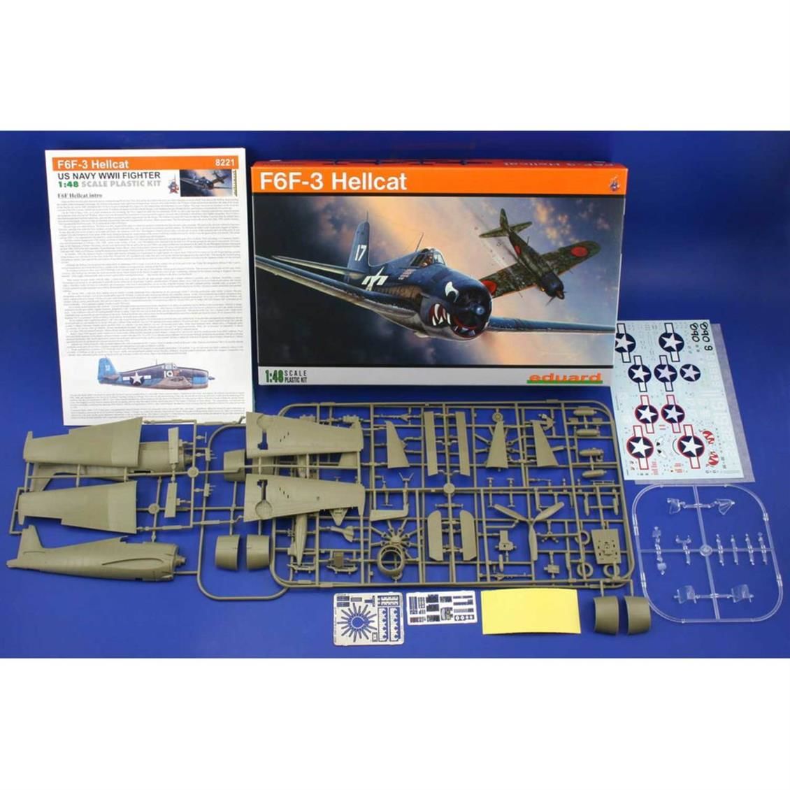 EDUARD 8221 1/48 F6F-3 Uçak Maketi