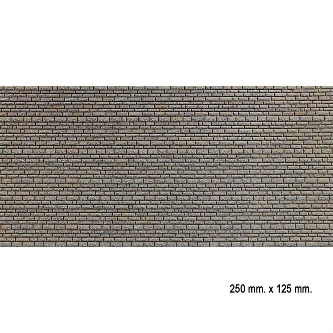 Faller 170602 1/87 Doğal, Örme Taş Duvar Desenli Dekor Levhası - 25 X 12,5 Cm.