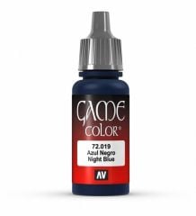 Vallejo 72019 17 ml. Night Blue, Game Color Serisi Model Boyası
