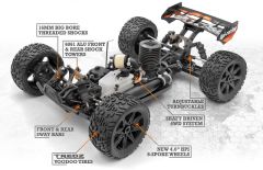 1/8 VORZA 4.6 NITRO TRUGGY RTR