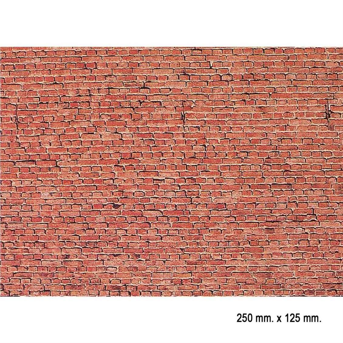 Faller 170607 1/87 Tuğla Duvar Desenli Dekor Levhası - 25 X 12,5 Cm.