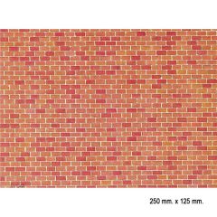Faller 170608 1/87 Kesilmiş Tuğla Duvar Desenli Dekor Levhası - 25 X 12,5 Cm.