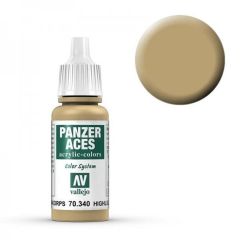 Vallejo 70340 17 ml. Afrikakorps Highlights, Panzer Aces Serisi Model Boyası