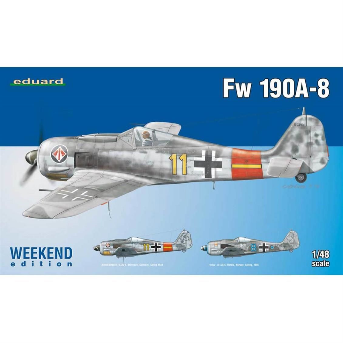 EDUARD 84120 1/48 Fw 190A-8 Uçak Maketi