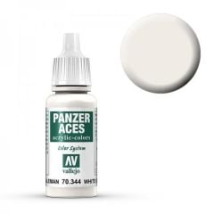 Vallejo 70344 17 ml. German Tanker (White), Panzer Aces Serisi Model Boyası