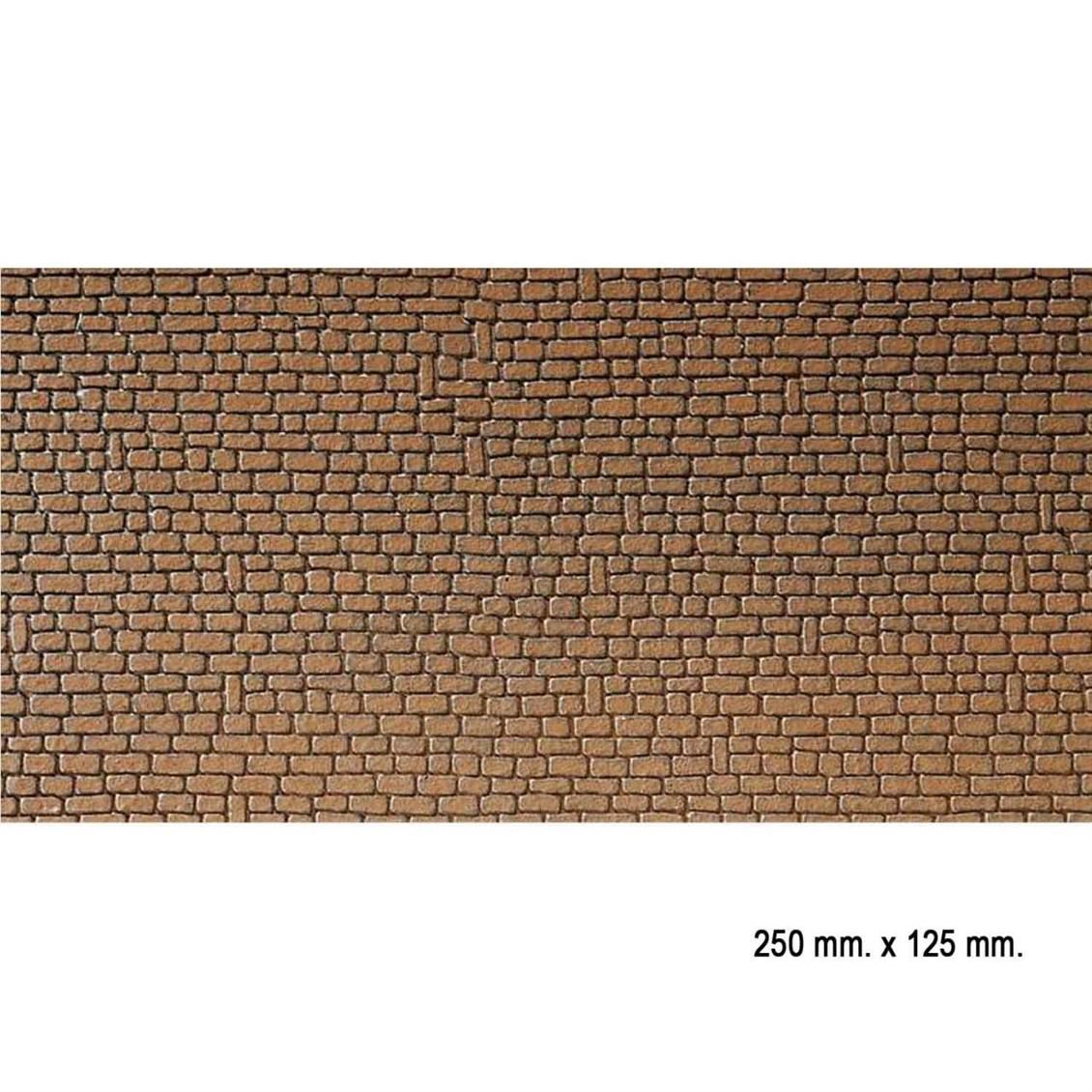 Faller 170611 1/87 Kum Taşı Duvarı Desenli Dekor Levhası - 25 X 12,5 Cm.