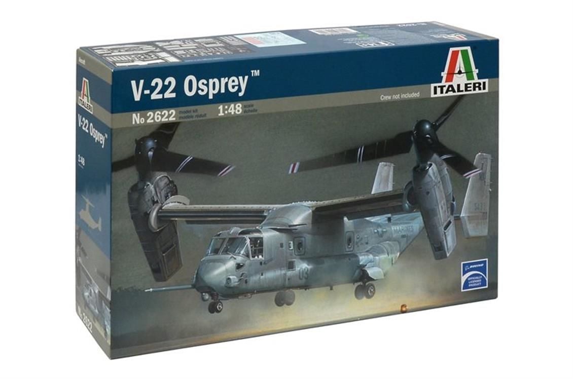 Italeri 2622S 1/48 V-22 Osprey Savaş Uçağı Demonte Plastik Maketi