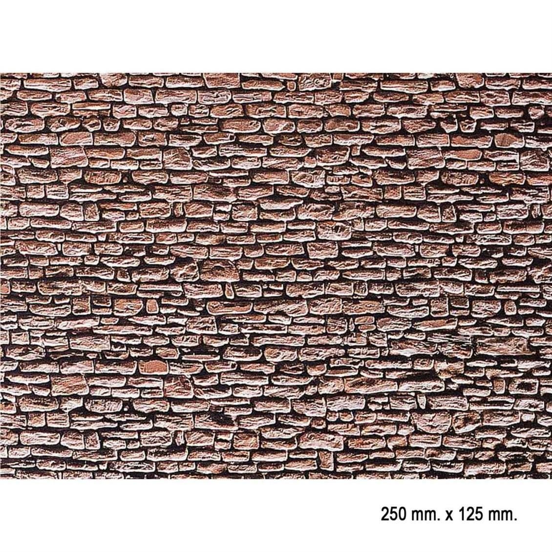 Faller 170618 1/87 Arduvaz Taş Duvarı Desenli Dekor Levhası - 25 X 12,5 Cm.