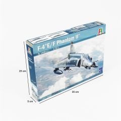 Italeri 1448S 1/72 F-4E/F Phantom Savaş Uçağı Demonte Plastik Maketi