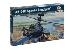 Italeri 0080S 1/72 AH-64D Apache Longbow Askeri Helikopter Demonte Plastik Maketi