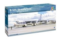 Italeri 1451S 1/72 B-52G (early with Hound Dog) Askeri Nakliye Uçağı Demonte Plastik Maketi