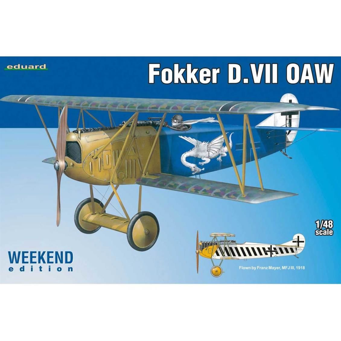 EDUARD 84155 1/48 Fokker D.VII OAW Uçak Maketi