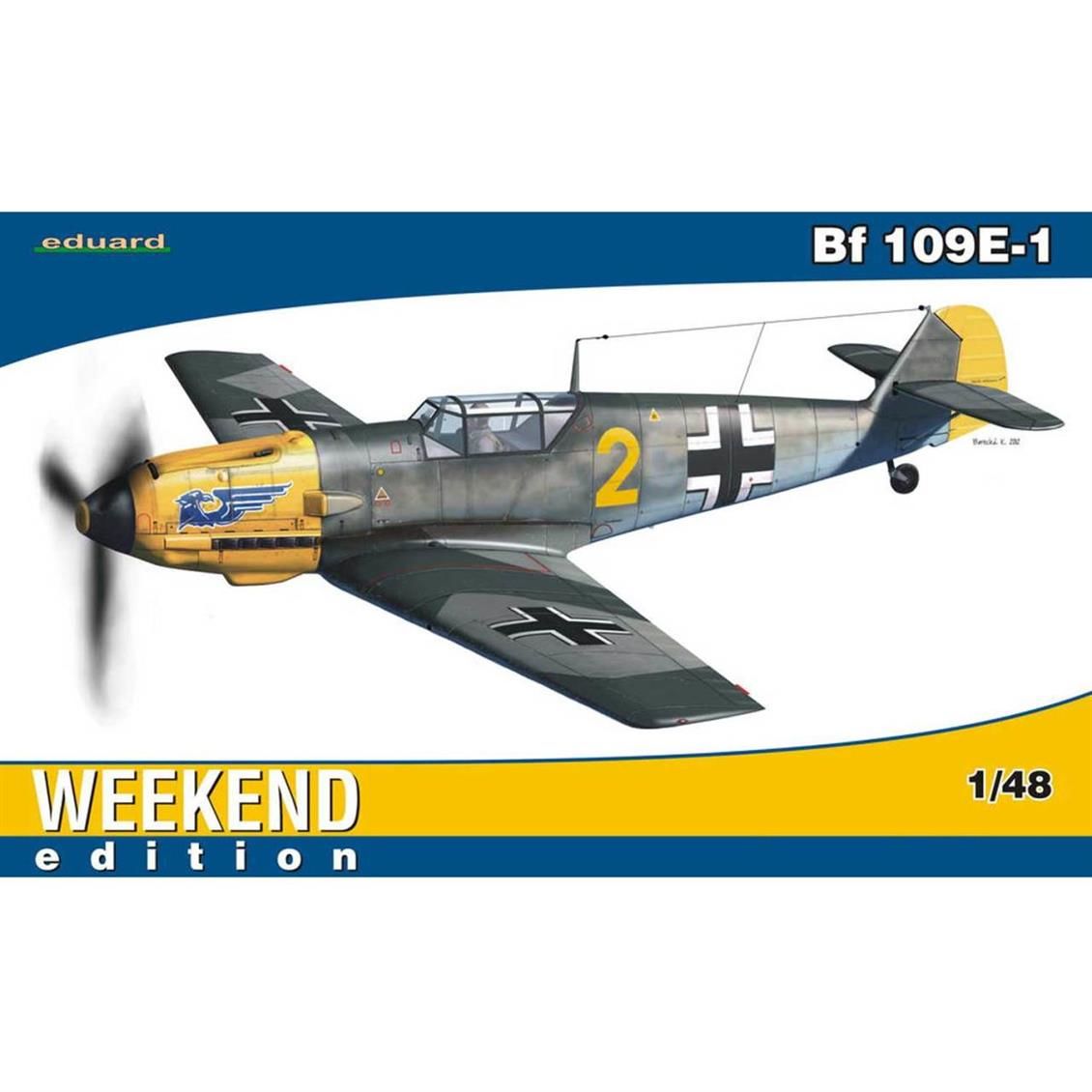 EDUARD 84164 1/48 Bf 109E-1 Uçak Maketi