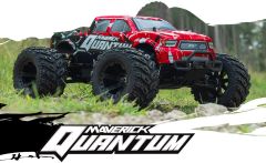 QUANTUM MT 1/10 RED MONSTER TRUCK