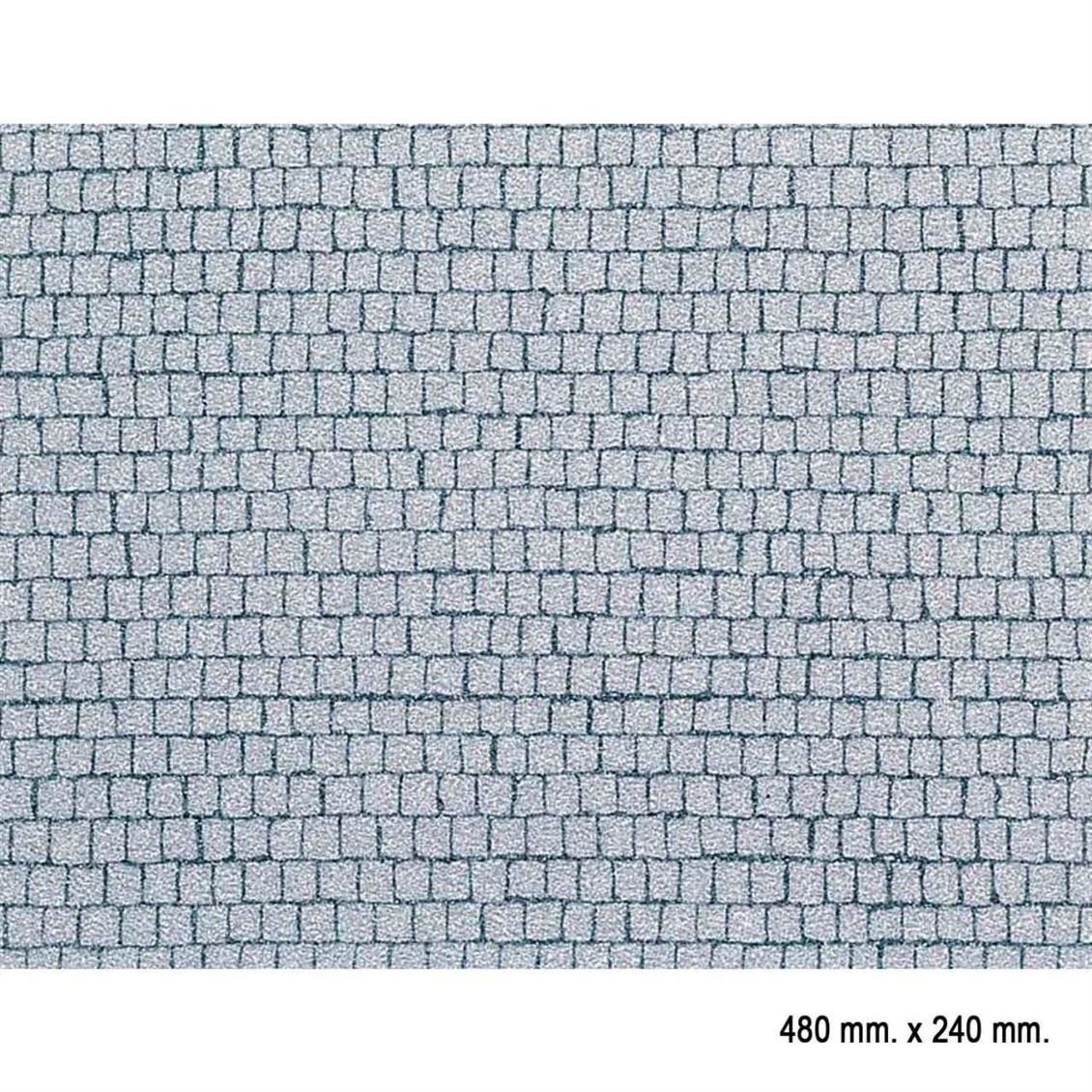Faller 170646 1/87 Taş Parke Desenli Kaplama Kağıdı, 48 X 24 Cm.