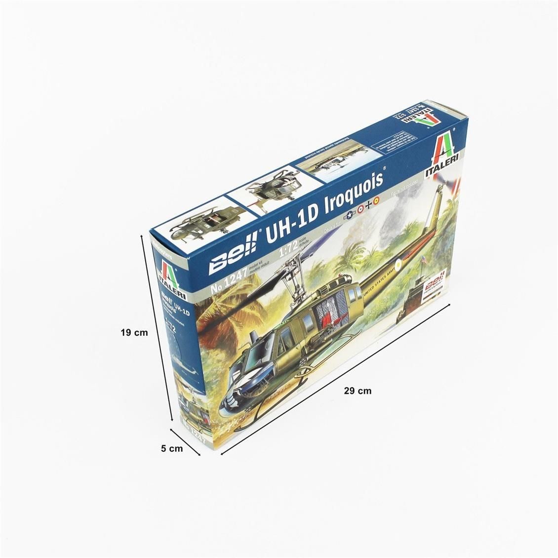 Italeri 1247 - Kit 1/72 Bell UH-1D Iroquois Neuf Italeri 1247 - Kit 1/72 Bell UH-1D Iroquois Neuf