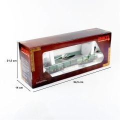 Piko 38753 1/22,5 G-WP&YR Sightseeing Car, Model Tren Yük Vagonu