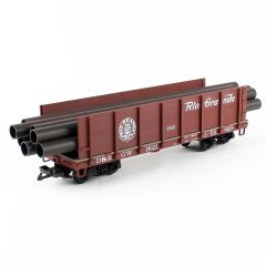 Piko 38749 1/22,5 G-D&RGW Pipe Gondola, Model Tren Yük Vagonu