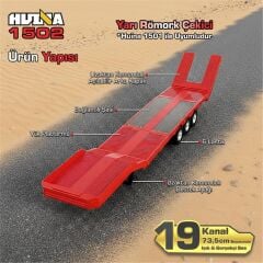 1/18 Scania 770S RC Truck+ Flatbed Dorse Combo RTR