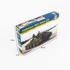 Italeri 7057S 1/72 Jagdpanzer 38(t) Hetzer Tank Demonte Plastik Maketi