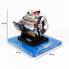 Liberty Classics 84029 1/6 Ölçek Top Fuel 427 Ford Cid SOHC Dragster Motoru, Demonte Plastik Motor Maketi