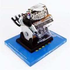 Liberty Classics 84029 1/6 Ölçek Top Fuel 427 Ford Cid SOHC Dragster Motoru, Demonte Plastik Motor Maketi