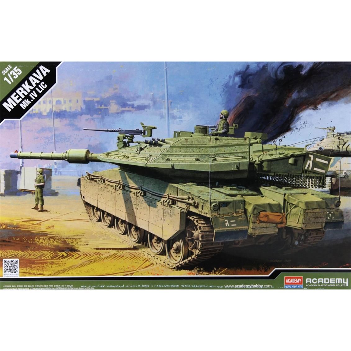 Academy 13227 1/35 Merkava Mk.IV LIC Tank Demonte Plastik Maketi
