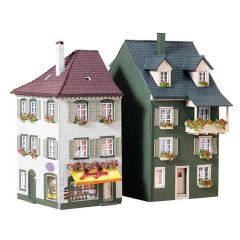 Faller 130414 1/87 Kasaba Evi ( 2 Adet ) Demonte Plastik Maketi