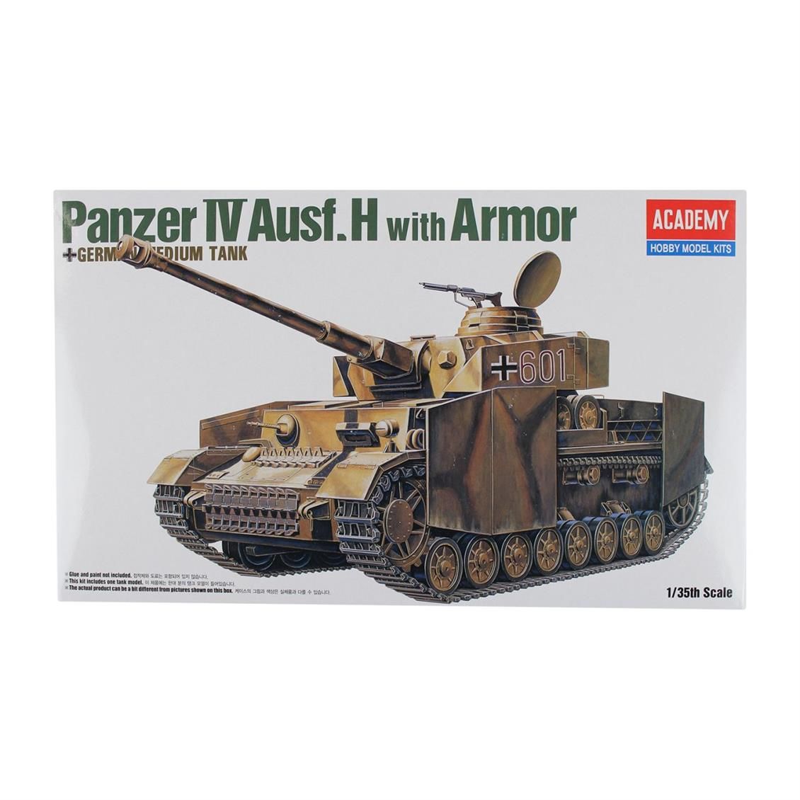 Academy 13233 1/35 Panzer IV Ausf. H with Armor Tankı Demonte Plastik Maketi