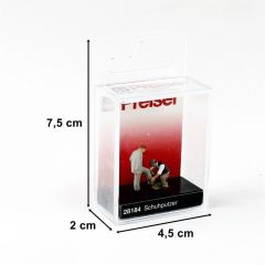 Preiser 28184 1/87 Ölçek Ayakkabı Boyacısı ve Müşterisi Figürü