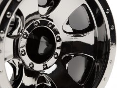 1/10-1/16 2.2'' WARLOCK WHEEL BLACK CHROME (2.2in/2pcs)