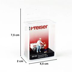 Preiser 28126 1/87 Ölçek Arabalı Dondurmacı ve Çocuk Figürü