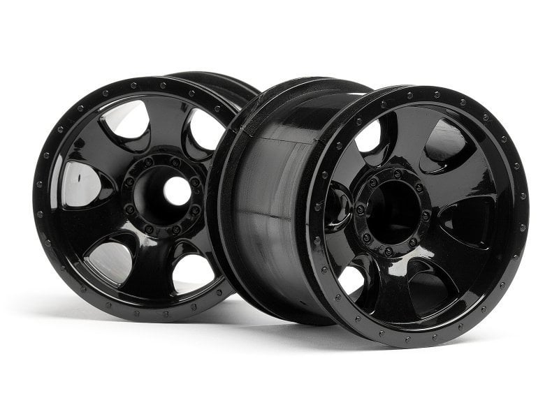 1/10-1/16 2.2'' WARLOCK WHEEL BLACK (2.2in/2pcs)