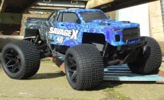 Savage X 4.6 GT-6 1/8 4WD Blue Nitro Monster Truck