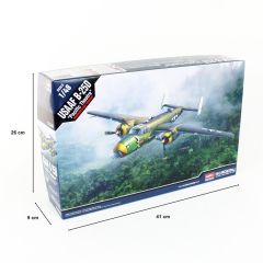 Academy 12328 1/48 USAAF B-25D (Pacific Theatre) Savaş Uçağı Demonte Plastik Maketi
