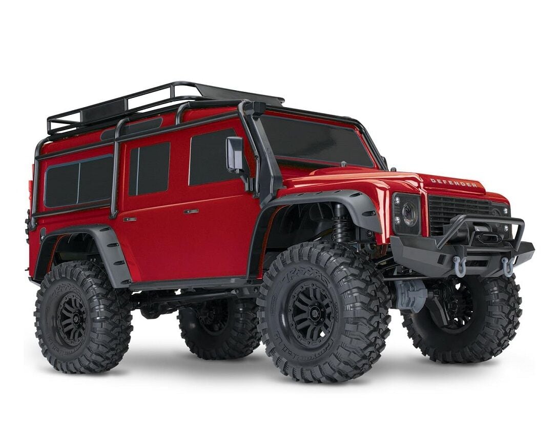Traxxas TRX-4 1/10 Scale Trail Rock Crawler w/Land Rover Defender Body w/XL-5 ESC & TQi 2.4GHz Radio