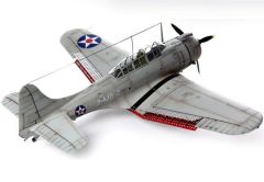 Academy 12331 1/48 USMC SBD-1 (Pearl Harbor) Savaş Uçağı Demonte Plastik Maketi