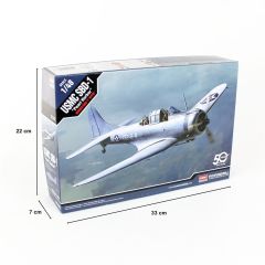 Academy 12331 1/48 USMC SBD-1 (Pearl Harbor) Savaş Uçağı Demonte Plastik Maketi