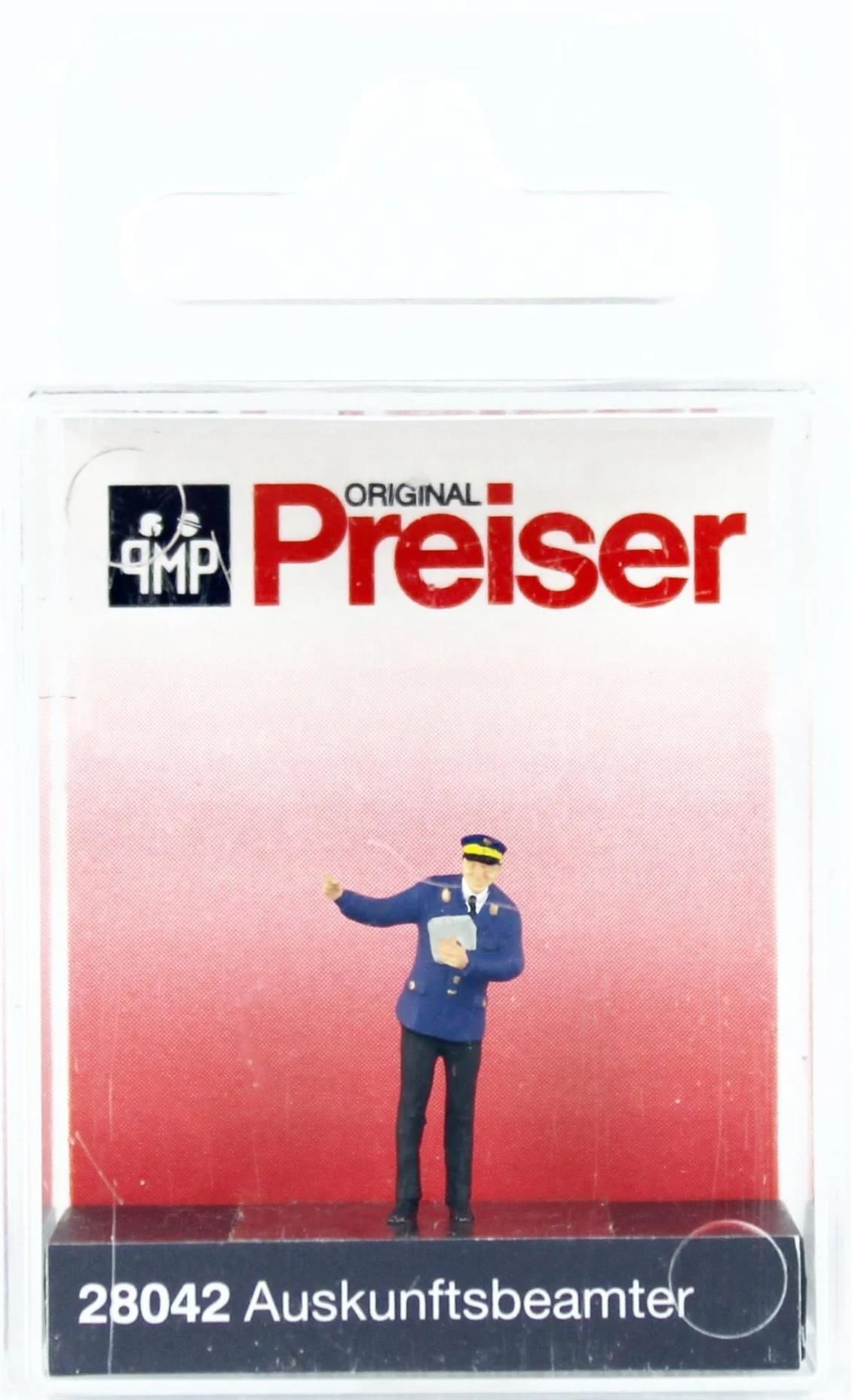 PREISER, Preiser 28042 1/87 Ölçek Biletçi Figürü,