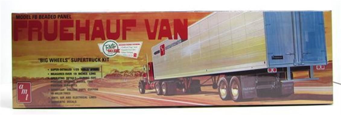 649 1/25 Fruehauf Beaded Van Trailer