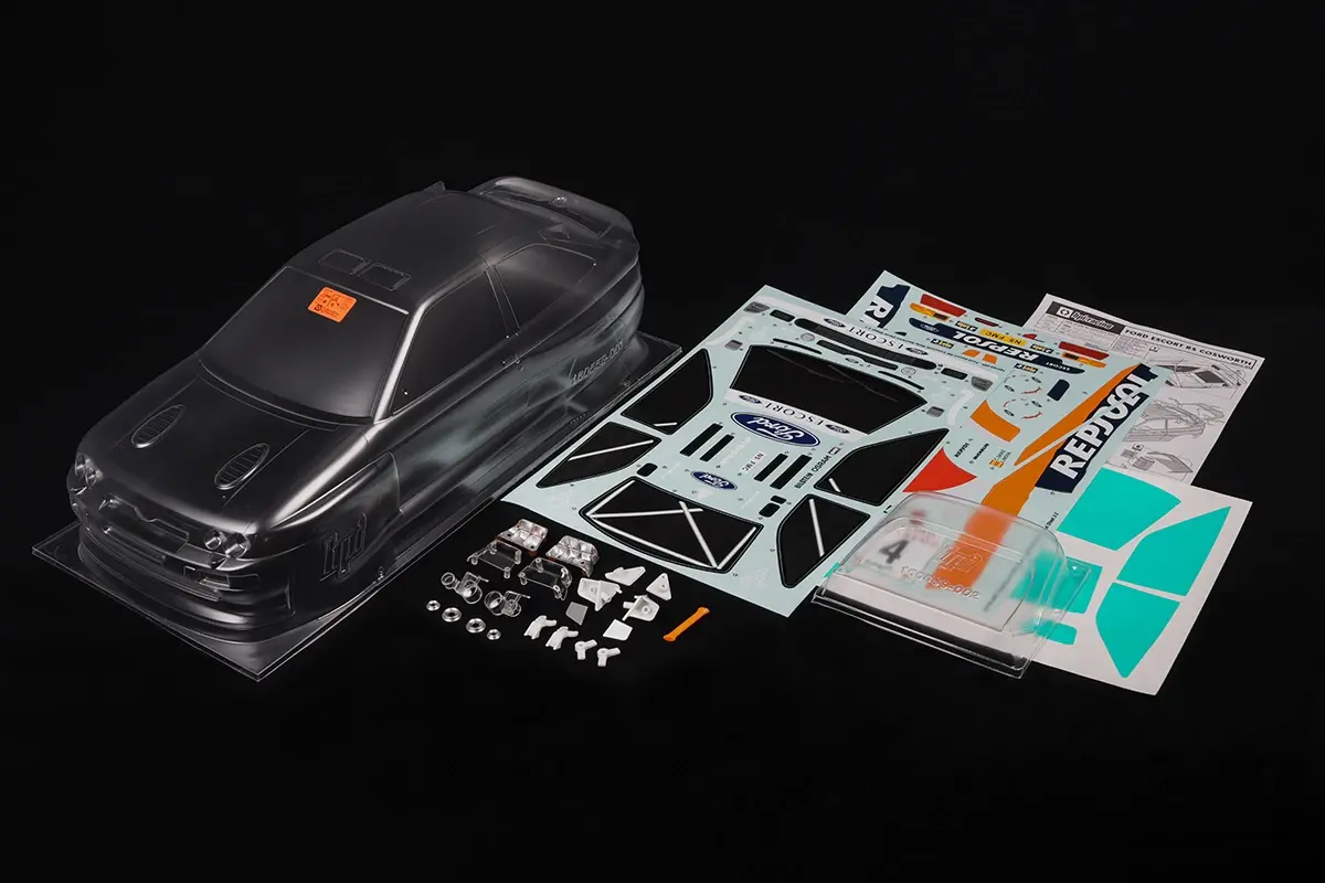 HPI Racing Ford Escort RS Cosworth Clear Body (300mm) For WR8