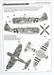 Academy 12530 1/72 P-47D & F-86E (Gabreski) LE Savaş Uçağı Demonte Plastik Maket Seti